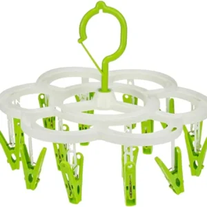 বেবি ড্রাই ক্লথ হ্যাঙ্গার (২৪ ক্লিপ)